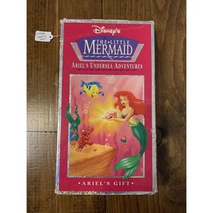 Disney The Little Mermaid Ariel's Undersea Adventures VHS Vintage Retro Tape